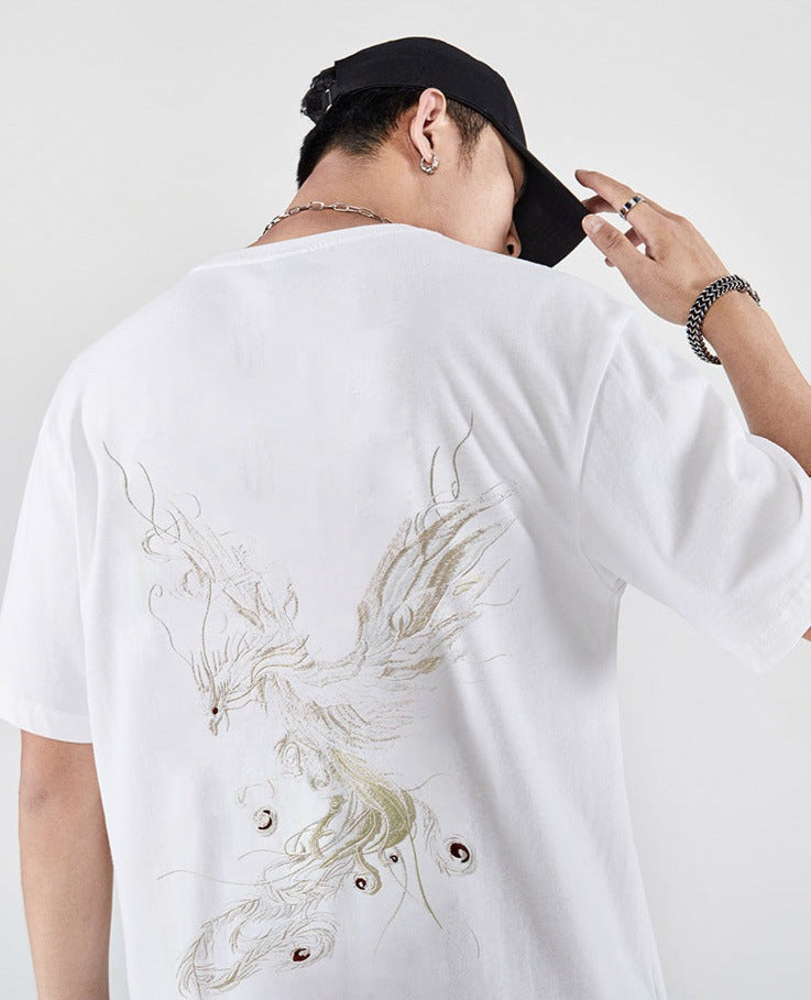 Hoo - T-shirt Oversize Brodé