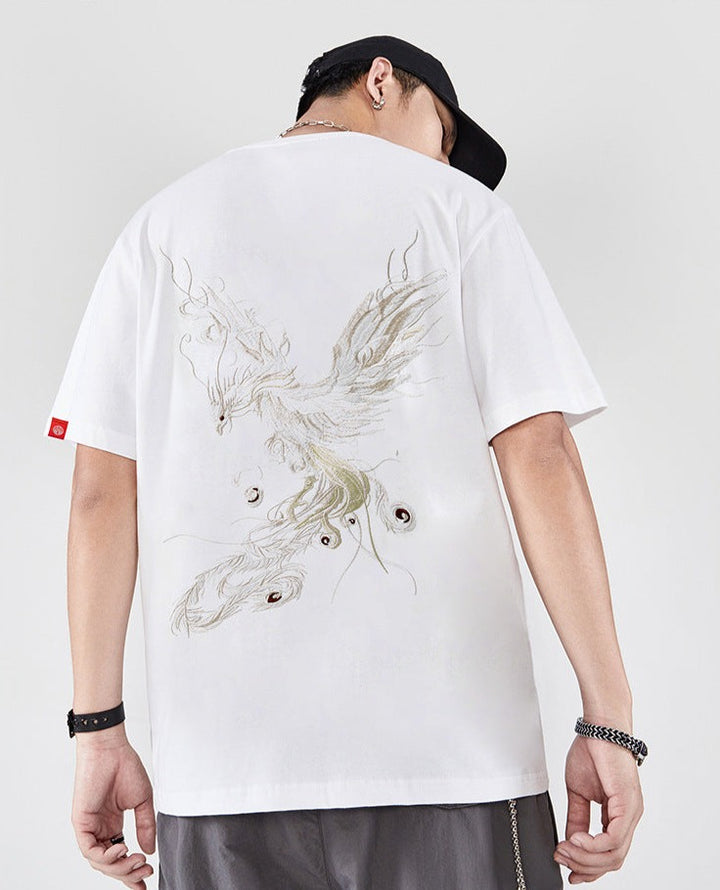 Hoo - T-shirt Oversize Brodé