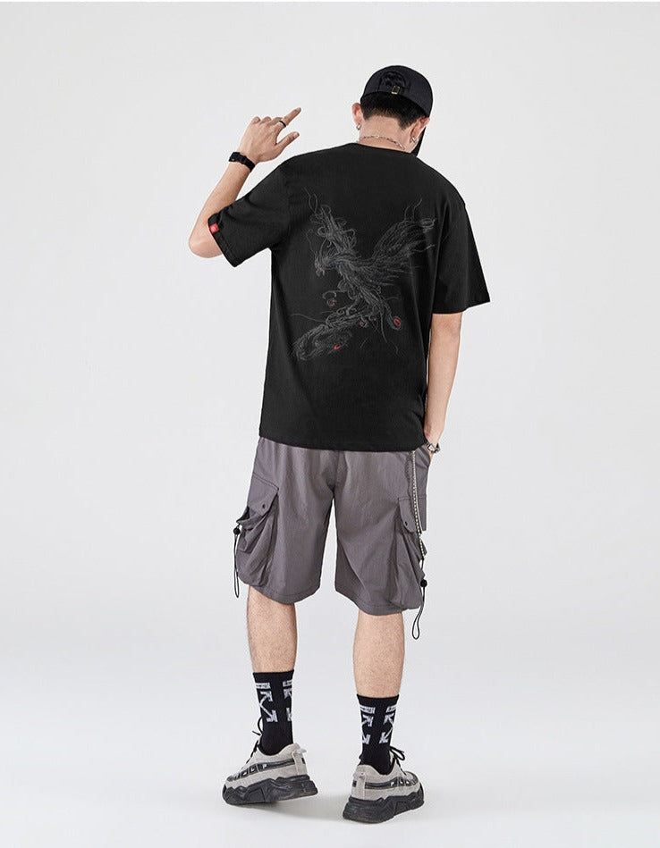 Hoo - T-shirt Oversize Brodé