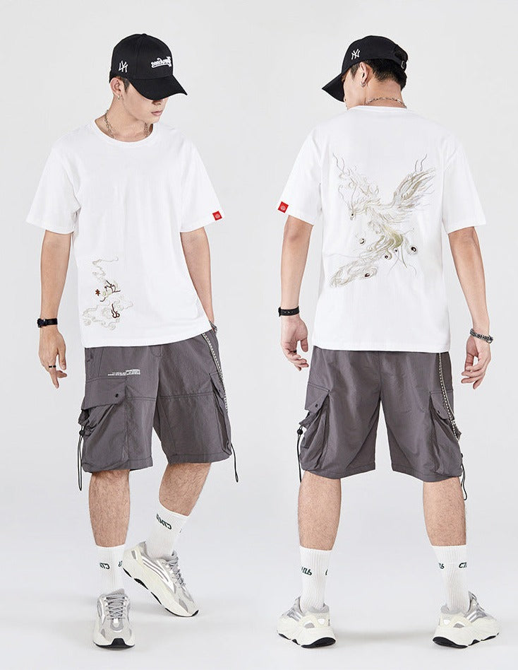 Hoo - T-shirt Oversize Brodé