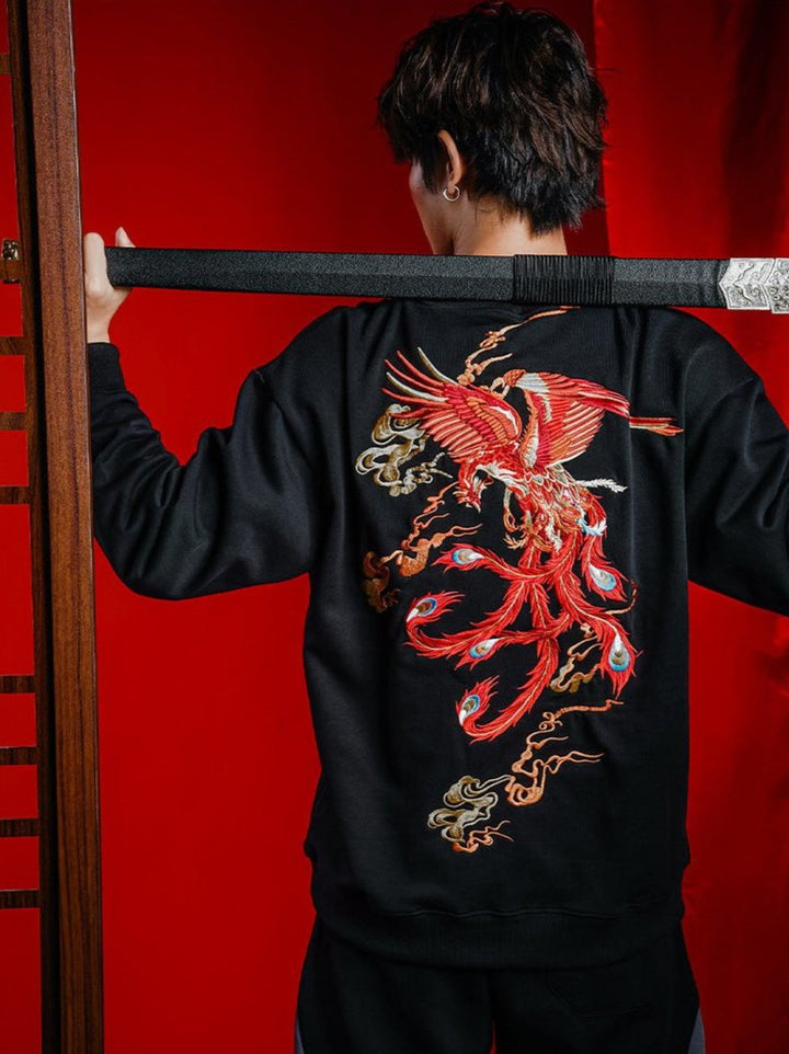 Nobu - Besticktes Sweatshirt