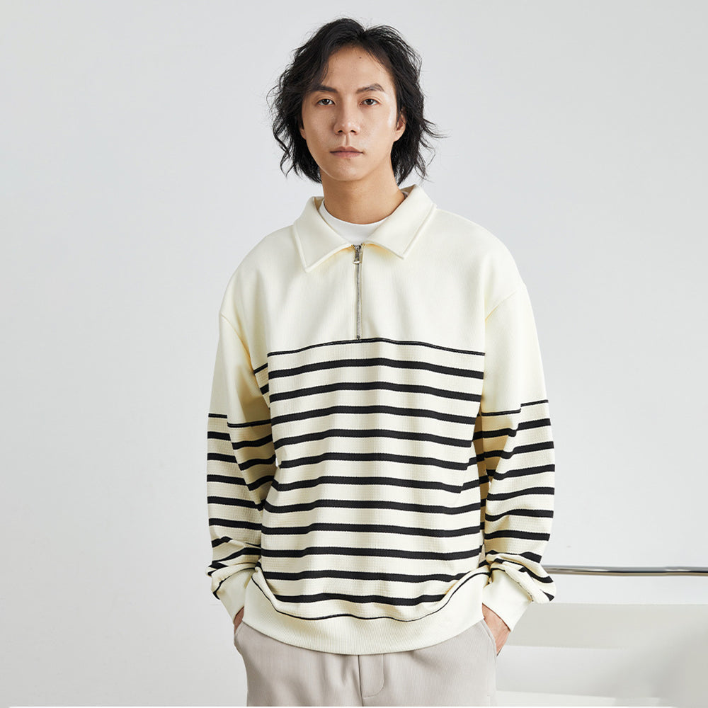 Seiya - Sweat-shirt à Demi-Zip