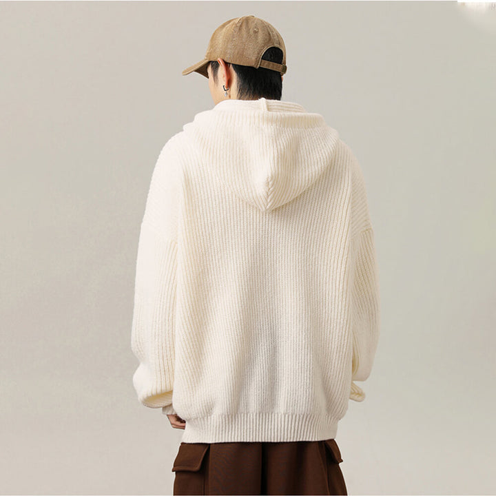 Yusama - Gestrickter Oversize-Hoodie