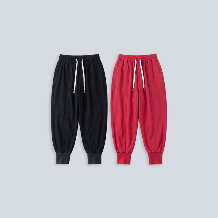 Multi-Pack Riku Pantaloni comodi harem in cotone