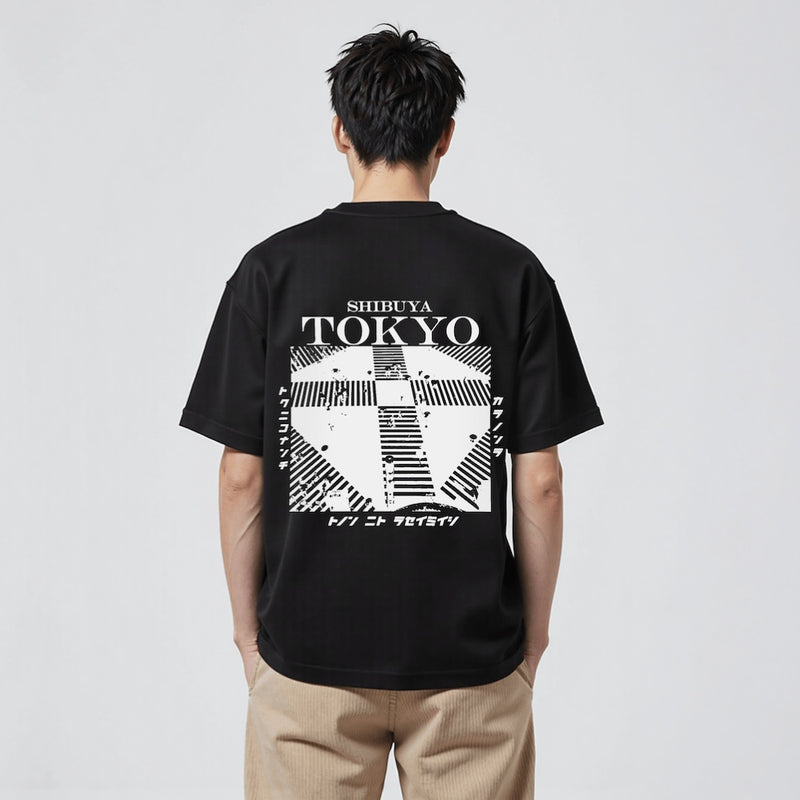Shibuya - T-shirt japonais oversize