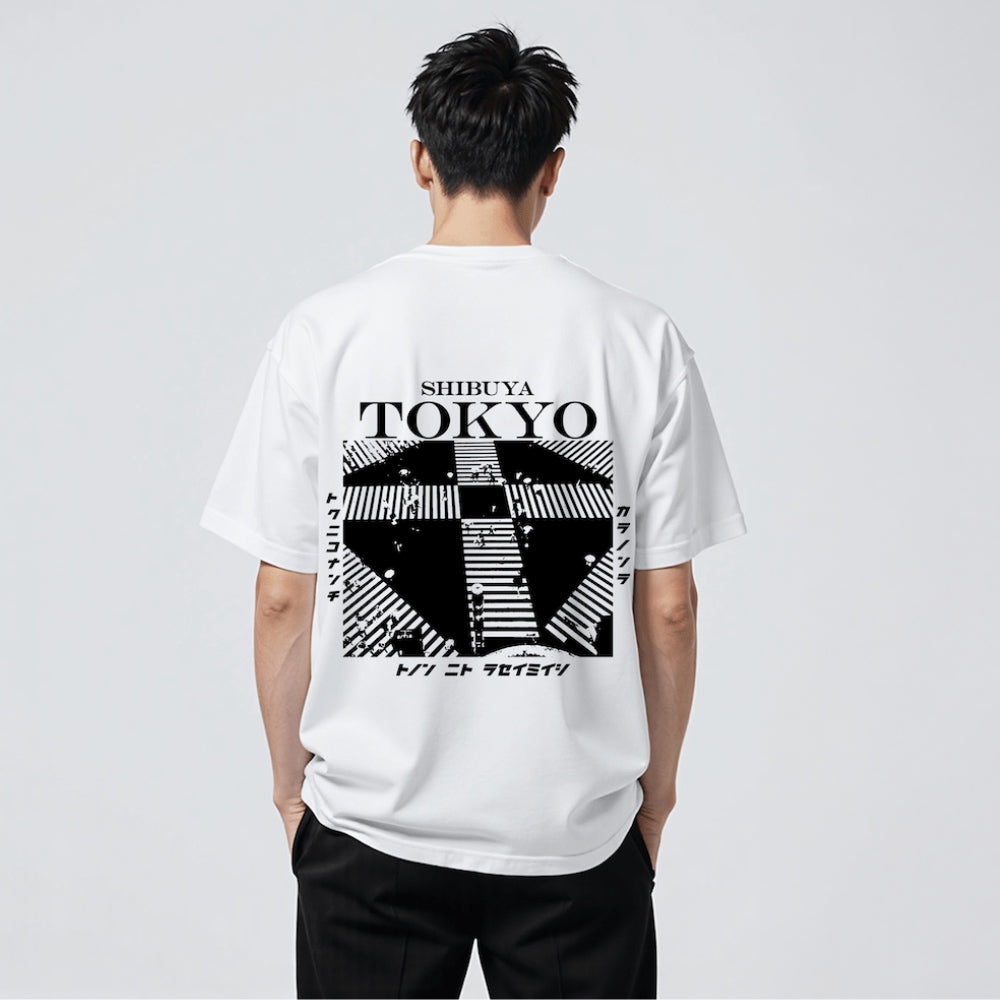 Shibuya - T-shirt giapponese oversize