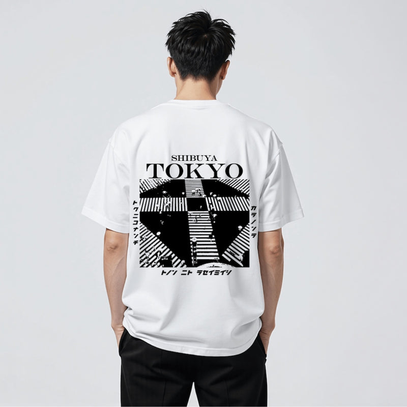 Shibuya - T-shirt japonais oversize