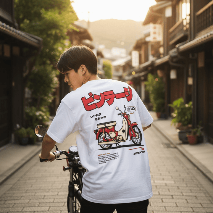 Super Cub - Oversized Japans T-shirt