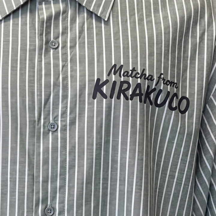 Edo - Chemise à rayures imprimé japonais