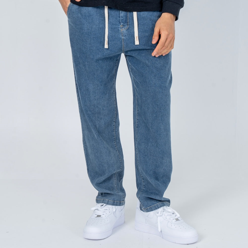 Ikki - Pantaloni in denim comfort – KIRAKUCO