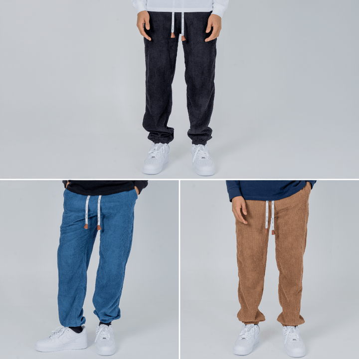 Pack de 3 x Jitsu - Pantalon en velours côtelé