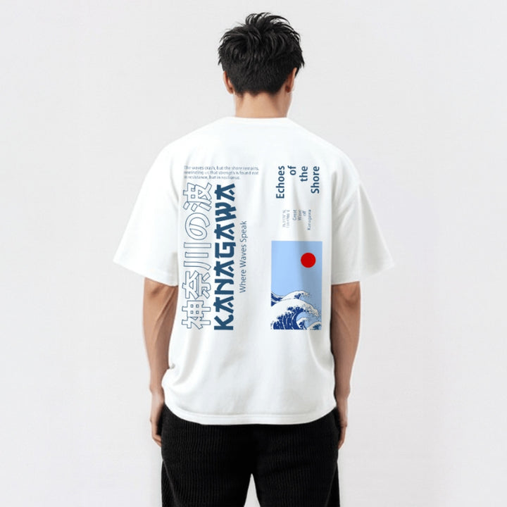 Kanagawa - T-shirt giapponese oversize