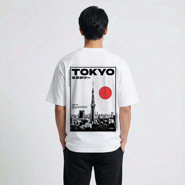 Tokyo - T-shirt japonais oversize