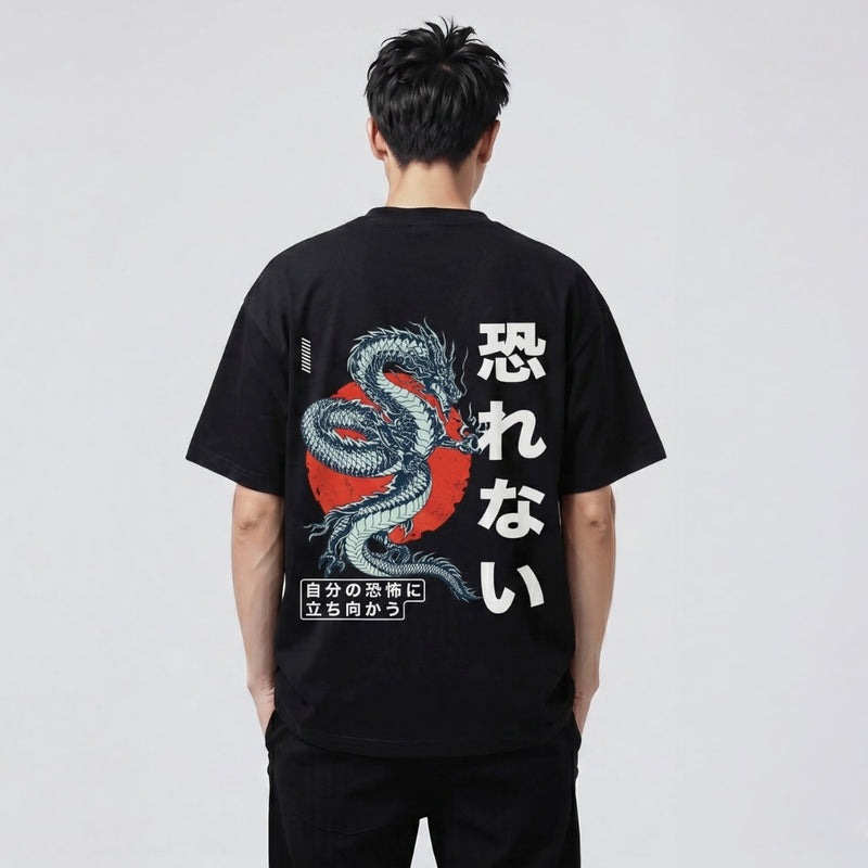 Ryū - T-shirt japonais oversize