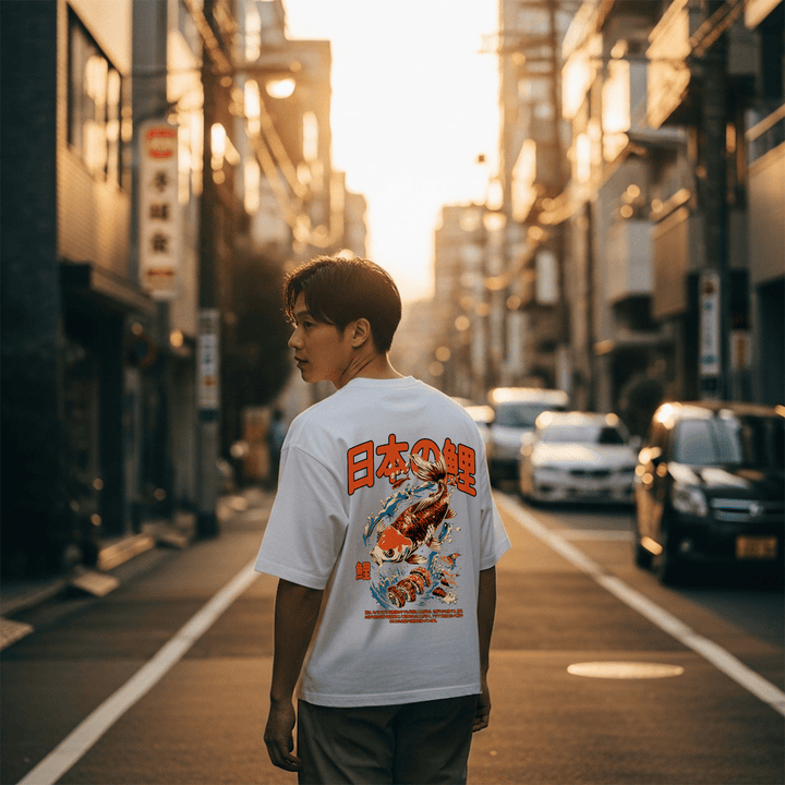 Koi 2.0 - T-shirt japonais oversize