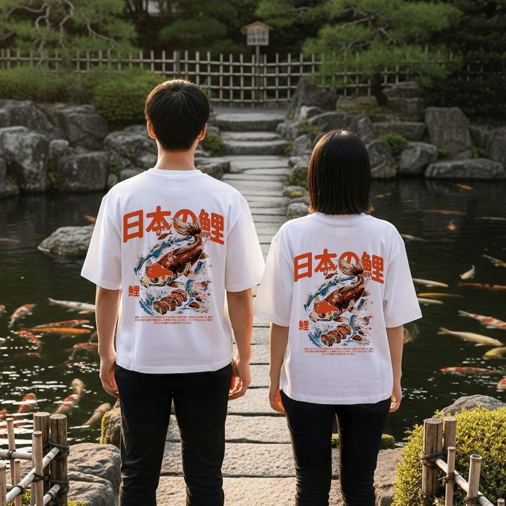 Koi 2.0 - T-shirt japonais oversize