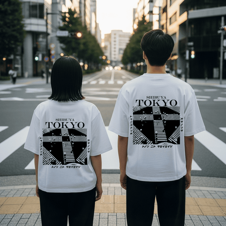 Shibuya - T-shirt japonais oversize
