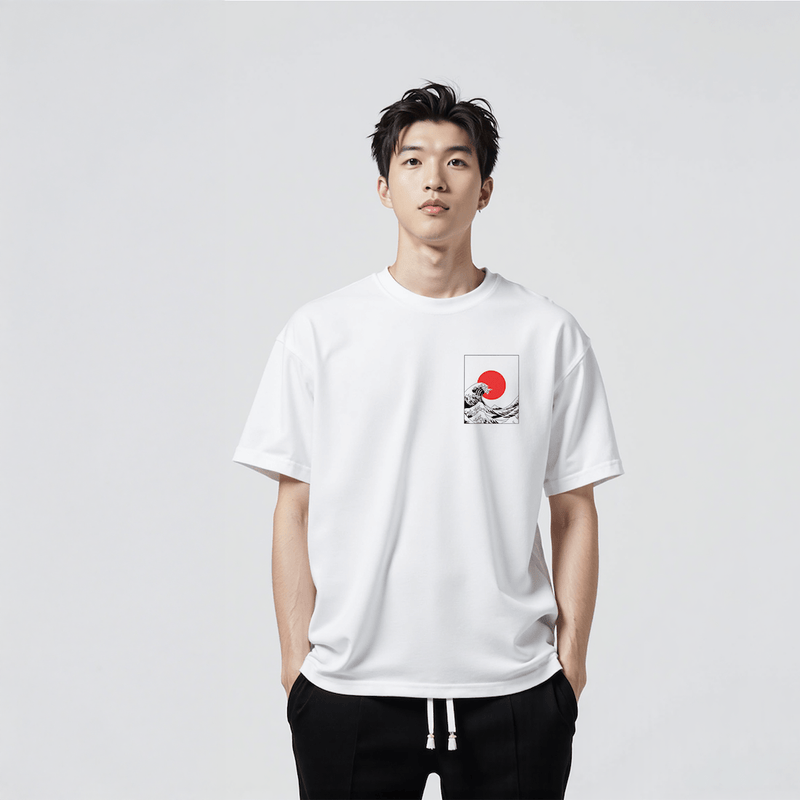 Kanagawa 2.0 - T-shirt japonais oversize