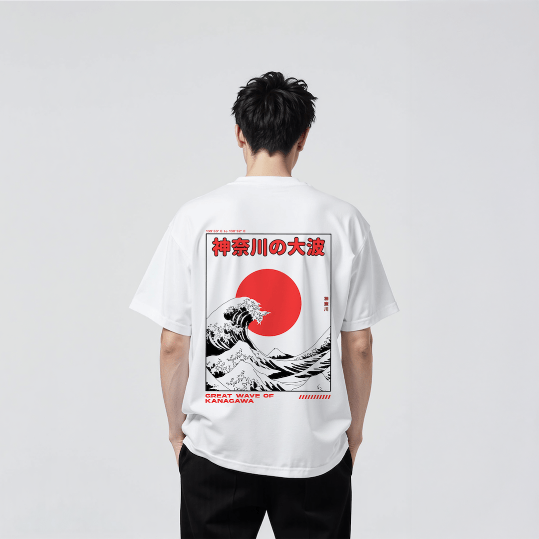 Kanagawa 2.0 - Japanisches Oversize-T-Shirt