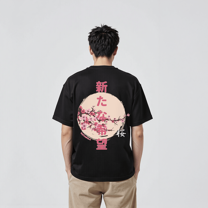 Sakura - T-shirt japonais oversize